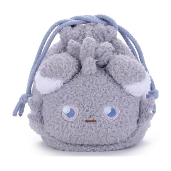 Takara Tomy Arts Pokemon Pokepeace Plush Drawstring Pouch, Nyasper, Approx. 18cm Width