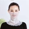 Women's Versatile Silk Neck Gaiter: Pullover, Sun Protection, Ear-Hanging, All-Match Scarf & Mask