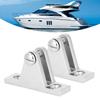 2pcs Marine Hinge Mount Bimini Top Mountain Shape Pedal Hinge Pin Boat Fitting Deck Hardware