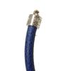 Used 12564 Neo Split Bracelet M8155D 7986 LV Logo Flower Blue Silver Taiga Rama Monogram Cobalt Men's from Japan