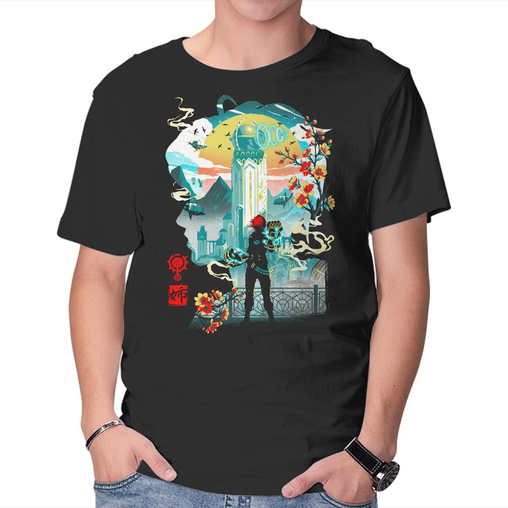 Unisex Crew Neck T-Shirt Song Of Vi Graphic Short Sleeve Casual Tee
