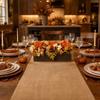 Artificial and Maple Leaf Fall Table Centerpiece for Festival and Thanksgiving Decor