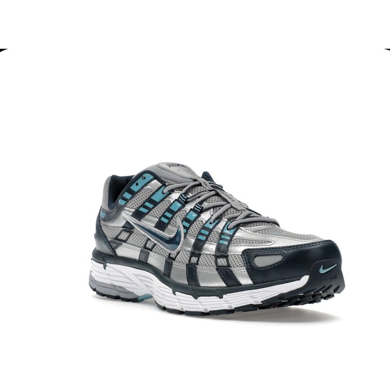 Nike P-6000 Armory Navy Flat Silver Unisex Sneakers Blå Hvit Metallisk-Sølv CD6404-402