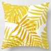 Yellow Dandelion Leaf Pillowcase Office Living Room Home Pillowcase Car Ornaments