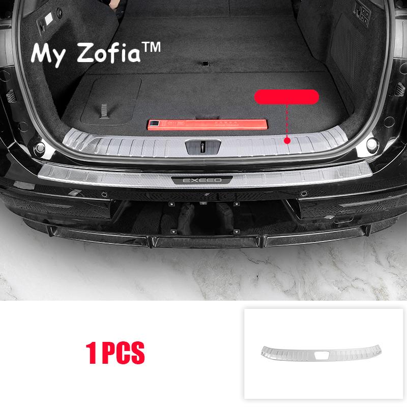 For EXLANTIX ET EXEED STERRA ET 2024 2025 Car Styling Threshold Trunk Protector Plate Stainless Steel Sticker Cover Accessories