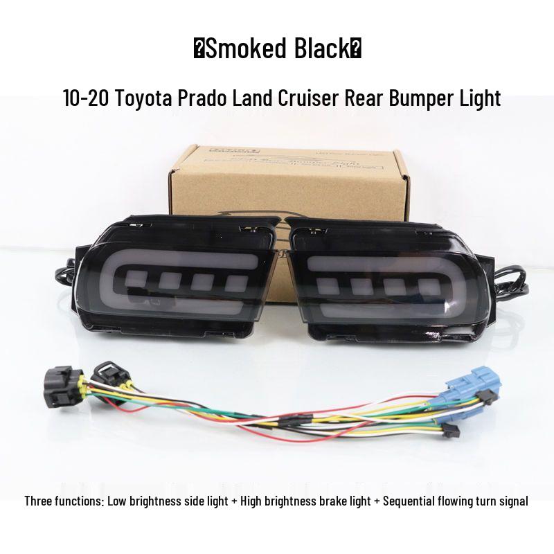 

10-20 Prado Rear LED Sequential Tail Lights: Brake, Fog, Flowing Design 1 Pair Price