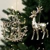 1PC Plastic Gifts Elk Holiday Butterfly Christmas Tree Ornaments Party Multiple Options Available