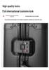 Alloy 20-Inch Carry-On and 26-Inch Luggage Set, Drop-Resistant Trolley Case with Combo Lock