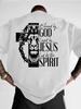 Street Pattern Gym Printed T-shirt - Able Street Casual