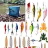 24 Days Countdown Fishing Lure Calendar Realistic Christmas Fishing Calendar  Men