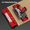 Cutting Machine Base Plate Cutting Machine Base Plate Quick Positioning No Drilling Circular Saw  Plate for Woodworking