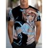 Men's Fashionable 3D Printed T-shirt, Suitable for Everyday Casual Wear, Machine Washable.