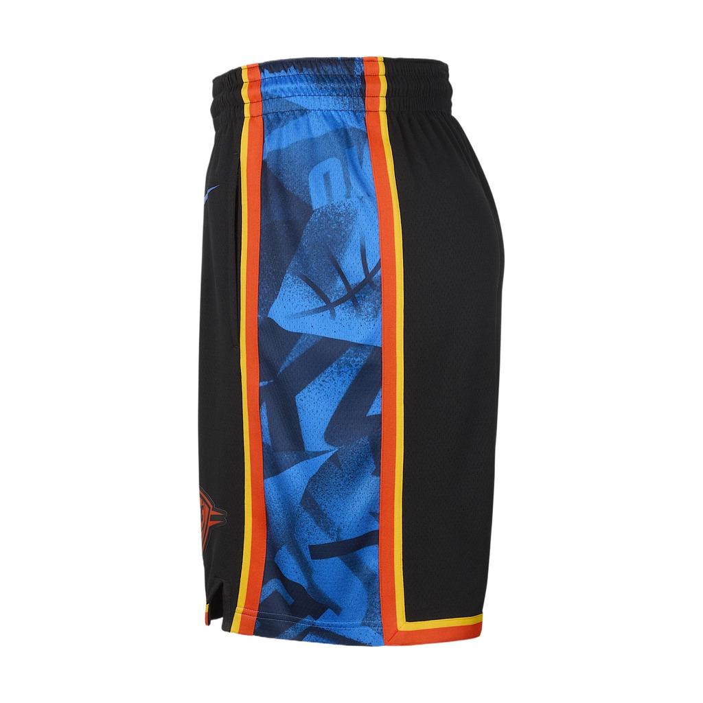 Nike X NBA Dri-Fit City Edition Swingman Oklahoma City Thunder 2024/25 Season Loose Casual Comfortable Sweat-Absorbing Sports Shorts FQ4417-010