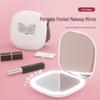 Portable LED Makeup Mirror with 5x Magnification - Compact, Handheld Beauty Light