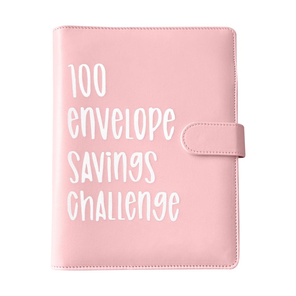100 Envelope Challenge Binder, Easy And Fun Way To Saving Money, Budget Binder Savings Challenge Book, Savings Challenges Budget Book Binder