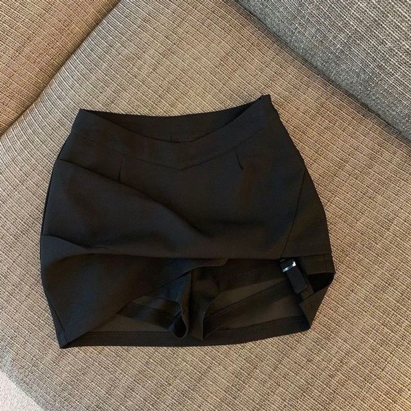 

Irregular Short Skirt with Safety Pants Irregular Skirt black M (45.00 kg-52.50 kg