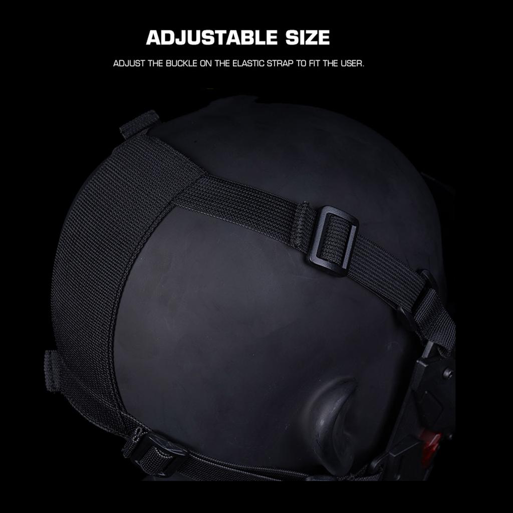 Dark Knight Cosplay Mask Multi-Purpose Outdoor Protection Mask Adjustable Breathable Punk Cyber Mask Outdoor Hunting Accessories