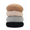 Ins Children's Solid Color Beret Female Cute Baby Autumn and Winter Pumpkin Hat Foreign Style Versatile Painter Hat Can Be Customized