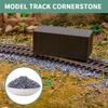 100g Realistic Grey Model Cornerstone - DIY Model Garden Road Paving Material and Track Cornerstone Decoration, Very Suitable Fo