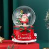 Boîte à musique fantaisie de Noël avec boule de cristal – Décoration princesse, cadeau pour anniversaire de fille