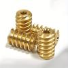 10PCS Brass Worm Gear Set, 0.5 Module, - Precision Stepped Hole Tight Fit Worm Gear for Limit Direction Transmission