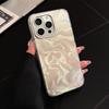 Electroplating Silver Ins Water Wave IMD Suitable for IPhone 16 Apple Phone Case 15promax Laser 13 Hard 14 Anti Fall