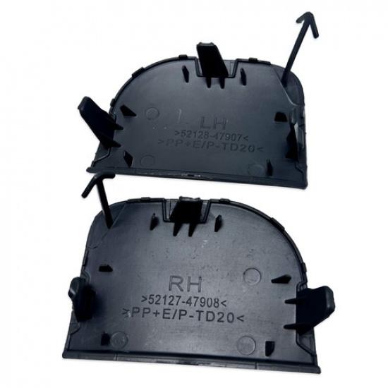 52128-47903 Front Bumper Tow Eye Hook Cover Cap For 2012-2015 Toyota Prius Pair