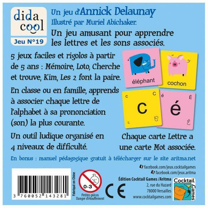 Jeu D'éveil - Lirodingo - GS-CP - 54 Cartes - Jeu Éducatif - 5 À 6 Ans