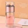 350ml Glass Tea Water Bottle Double Layer Flower Tea Cup Tumbler Tea Infuser Bottle  Office