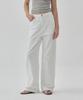 RYUL+WAI Denim Loose Wide Pants White S6