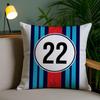 Car Cool M-Martinies Cushion Cover Plush Fabric Soft Double-Sided Printed Sofa Pillow Case Colorfast Home Decor Gift