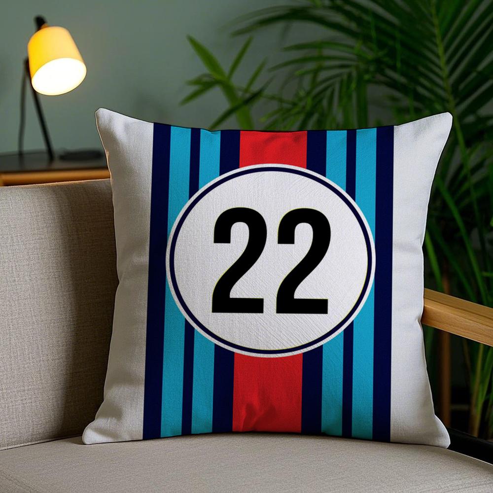Car Cool M-Martinies Cushion Cover Plush Fabric Soft Double-Sided Printed Sofa Pillow Case Colorfast Home Decor Gift