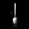 18-10 Stainless Steel Fruit Spoon Ice Cracked Pattern Ice Cream Dessert Spoons Watermelon Shovel Falt Coffee Tea Spoon