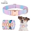 Classic Dog Collar with Bow Tie, Girl Boy Bowtie Quickly Release Buckle, Comfortable Soft Cute Collars for Puppy Small Medium Large Dogs