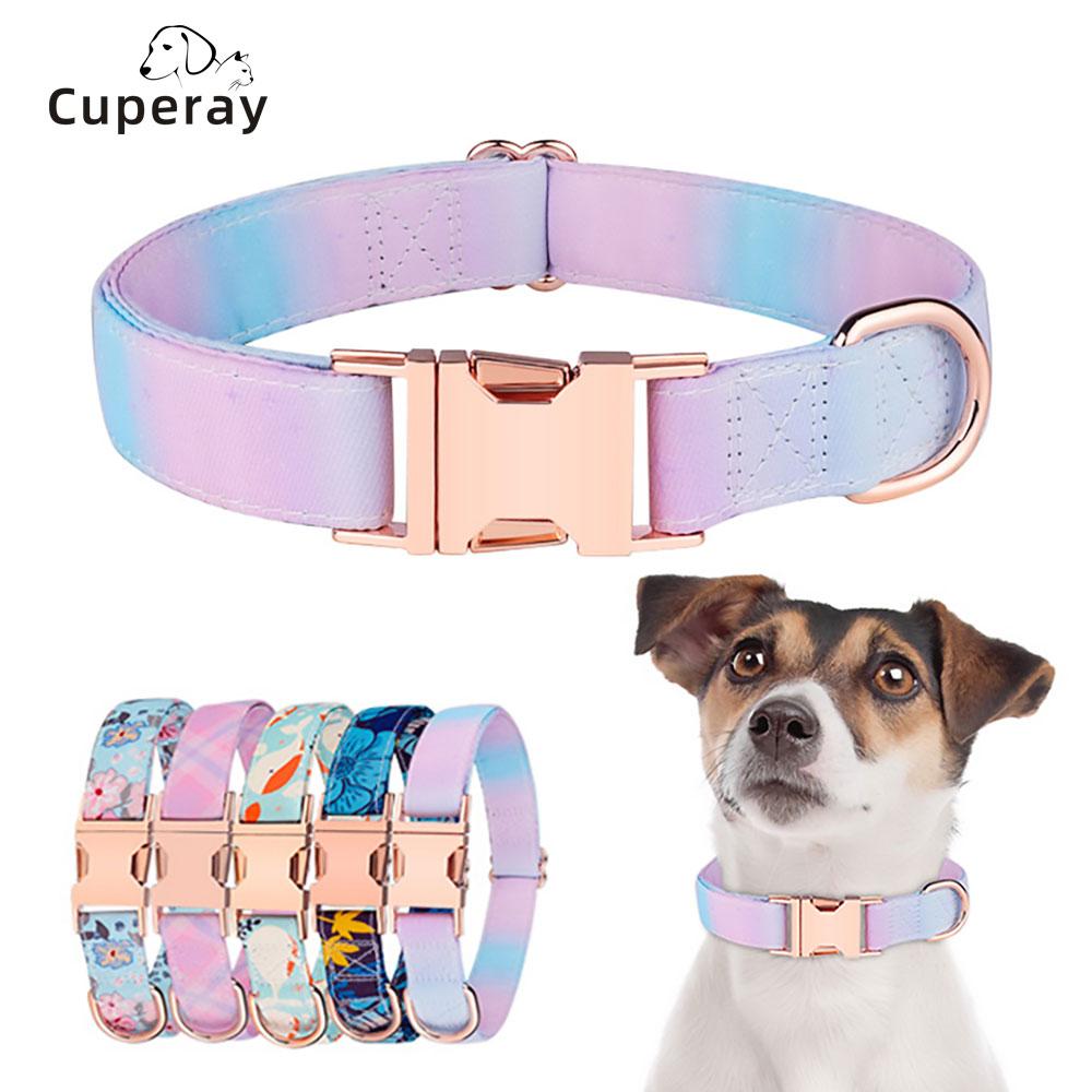 Classic Dog Collar with Bow Tie, Girl Boy Bowtie Quickly Release Buckle, Comfortable Soft Cute Collars for Puppy Small Medium Large Dogs