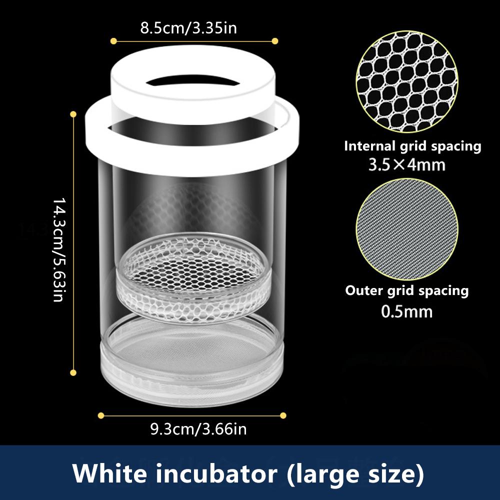 Floating Fish Breeding Isolation Box Hatching Incubator Aquarium Breeder Tool for Small Fish Birthing Room Tank