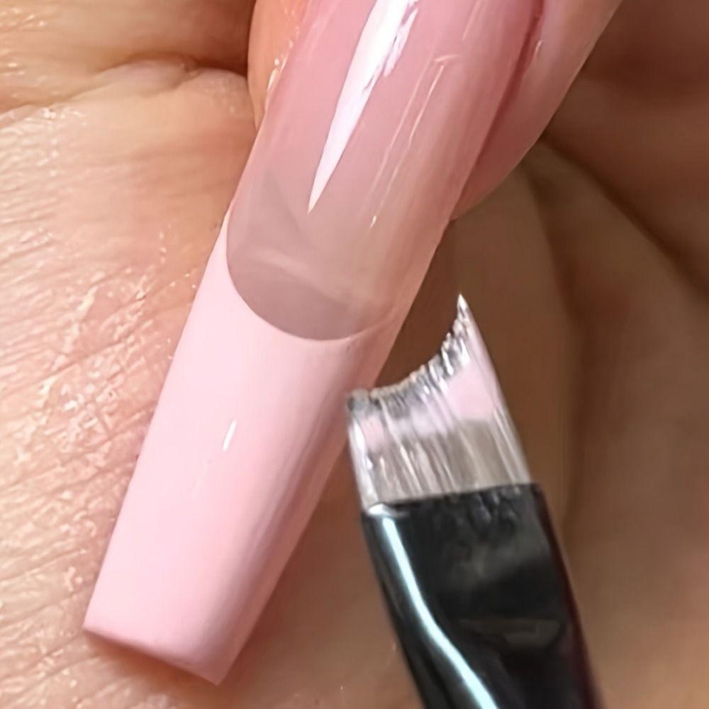 Large Arc Outline French Manicure Brushes Half-Moon Shape French Painting Pens Nail Art