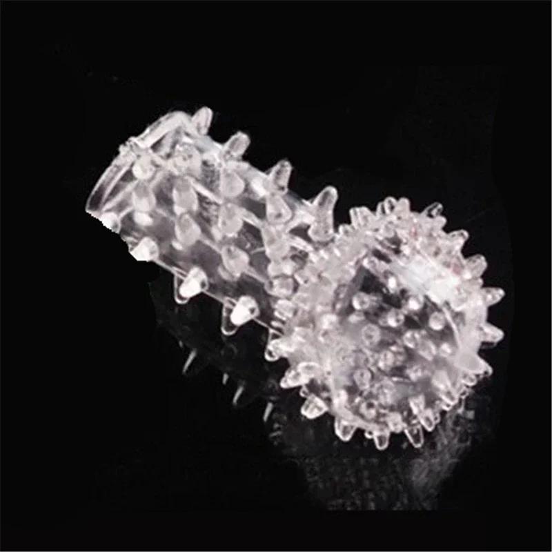 1Pcs Soft Rubber Flirting Gloves Barbed Clit G-Spot Stimulator Sex Toys for Couples Games Female Masturbation Health Care