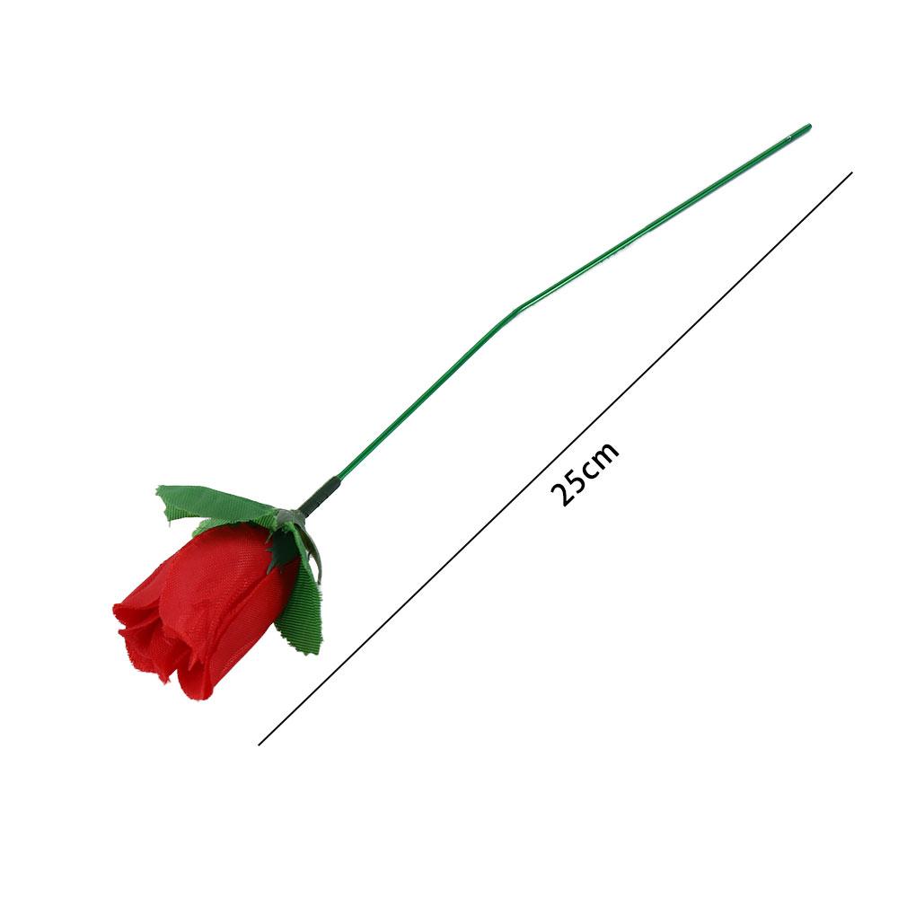 Present Flame Appearing Flower Magic Trick Rose Change Roses Magic Torch to Rose Magic Fire Rose