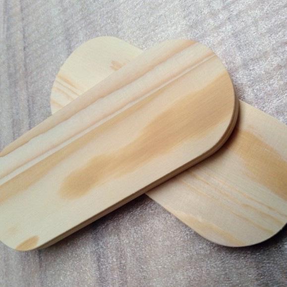 Handgefertigte ovale Kiefernholzscheiben für Pyrographie und DIY-Modelle