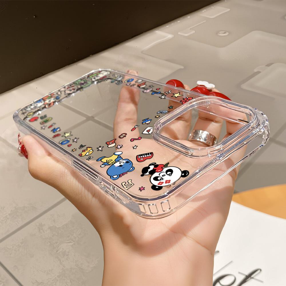 Acrylic Phone Case for iPhone 11 12 13 14 Pro 12 14 16 Pro Max for Samsung A16 A36 A56 S24 FE High-quality Painted Anti-fall Mobile Phone Case