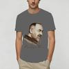T-shirt Unisex Padre Pio Magliette Divertenti Manica Corta Girocollo Magliette in Cotone Stampe