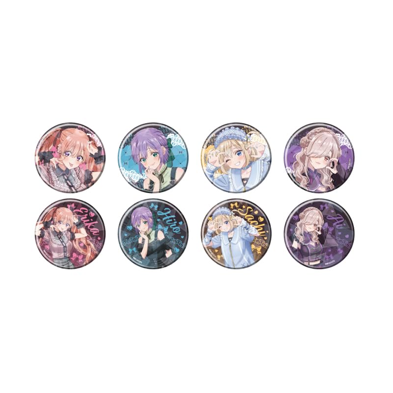 

TV Anime The Cuckoo s Fiancee Season 2 01 Dark Girly Ver. [Original Illustration] Holographic Can Badge [57mm] Complete Set of 8 Boxed Sets