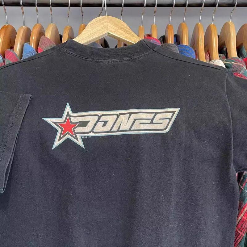 

Зарабатывайте деньги на благотворительность 3a260G Чистый хлопок двойная пряжа! Вверх, человек! Тяжелая футболка с коротким рукавом свободного кроя для пары, женская, мужская Black 3XL [260g Heavy weight pure cotton]]