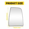 Fit Ford 2015- Transit-350 FO1324148 Right Side Heated Rearview Mirror Glass