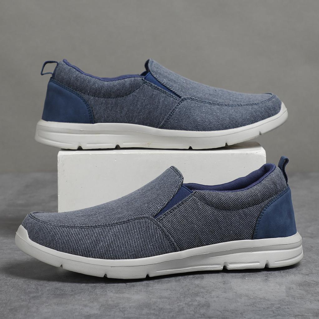 Men Casual Shoes Canvas Breathable Loafers Men Fashion  Male Comfortable Outdoor Walking Shoes Classic Loafers Men Sneakers
