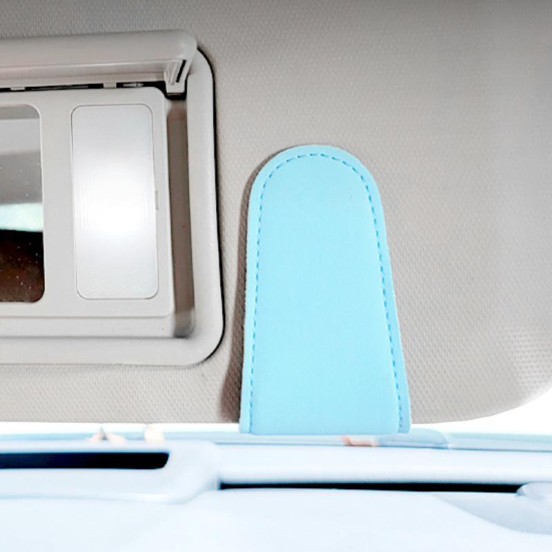 Car Clips for Glasses Sunglasses Clip Frame Sun Visor Storage Multi-function Card Creative Car Interior Supplies Car Glasses Case