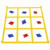 Noughts & Crosses-Toe Toss Game with Easy To Set Up for Park, Parties