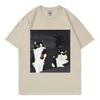 Bier Katze Kumpel Lustiges Meme T-Shirt Unisex Unisex Mode Vintage Kurzarm T-Shirt Sommer Lässig Locker Baumwolle T-Shirts Streetwear