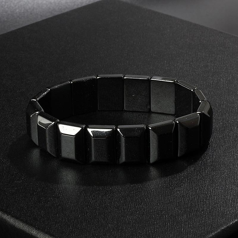 Fashion Wave Hematite Magnetic Bracelet Men Original Beaded Hematite Energy Bracelets for Women Positive Energy Jewelry Pulsera